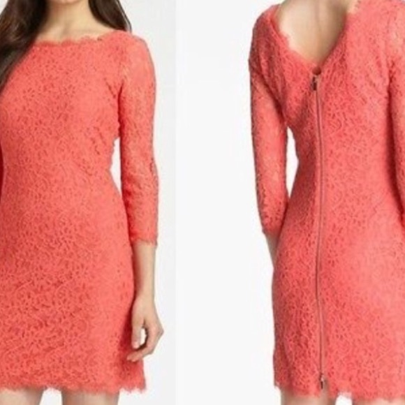 DVF Zarita Lace Sheath Dress - Picture 5 of 6